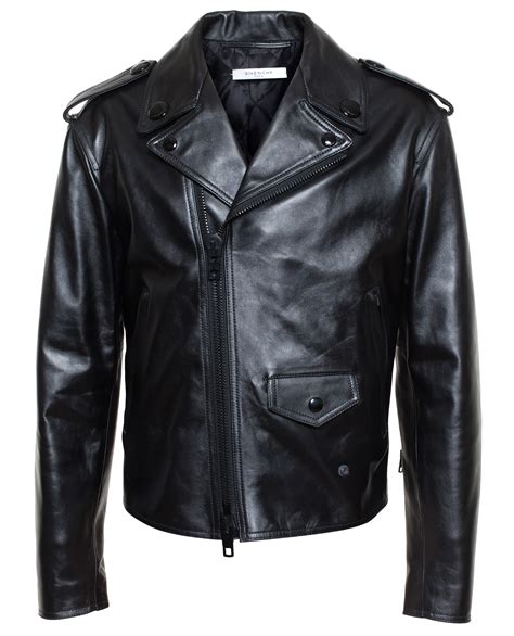 givenchy leather biker pants|Biker jacket in leather .